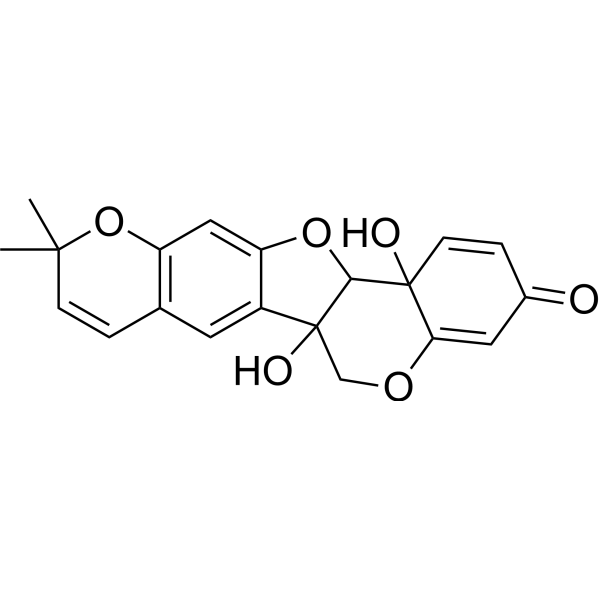 (+)-Hydroxytuberosone Chemical Structure