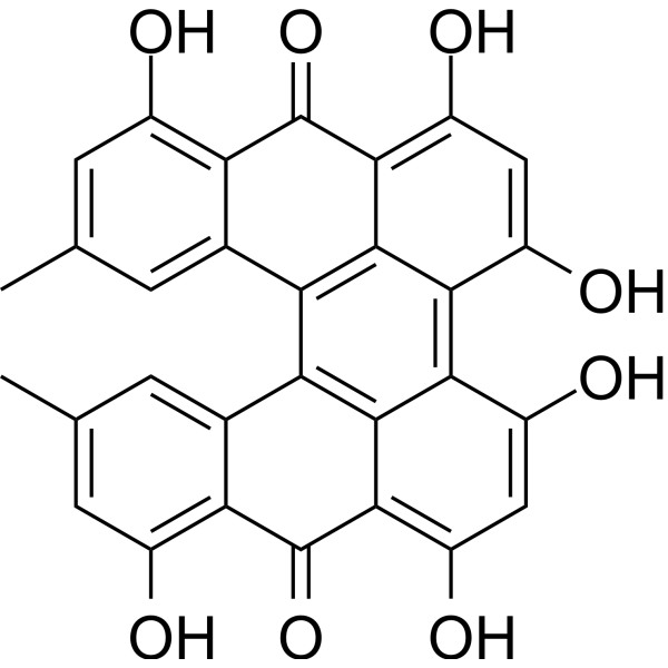 Protohypericin Chemical Structure