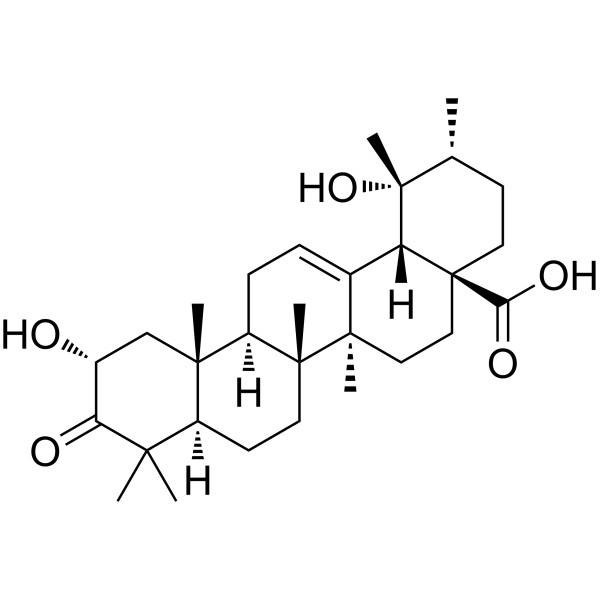 2α,19α-Dihydroxy-3-oxo-urs-12-en-28-<em>oic</em> acid