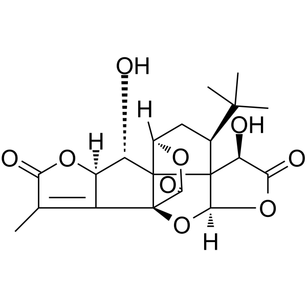 Ginkgolide K Chemische Struktur