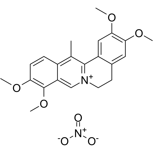 Dehydrocorydaline nitrate Chemical Structure