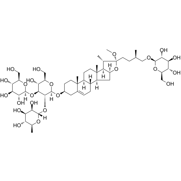 Methyl protogracillin Chemical Structure