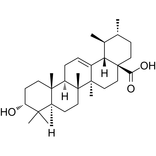 3-Epiursolic Acid Chemical Structure