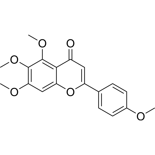 Scutellarein tetramethyl ether Chemical Structure
