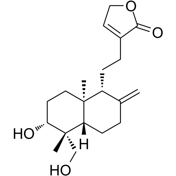 14-Deoxyandrographolide Chemical Structure