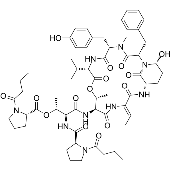 Rivulariapeptolides 1155 Chemical Structure