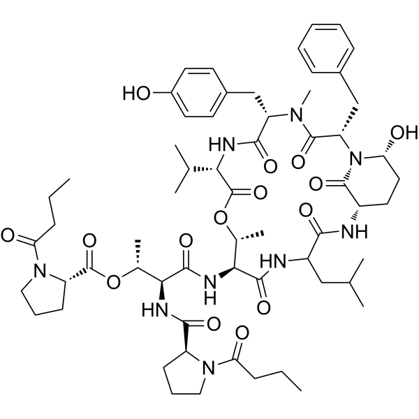 Rivulariapeptolides 1185 Chemical Structure