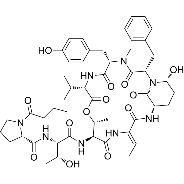 Rivulariapeptolides 988 Chemical Structure