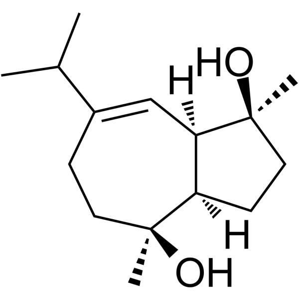 1αH,5αH-Guaia-6-ene-4β,10β-diol Chemical Structure