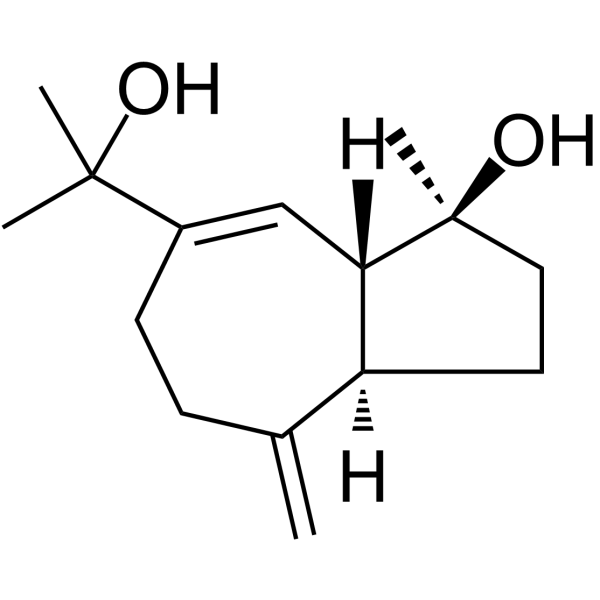 4β,12-Dihydroxyguaian-6,10-diene Chemical Structure