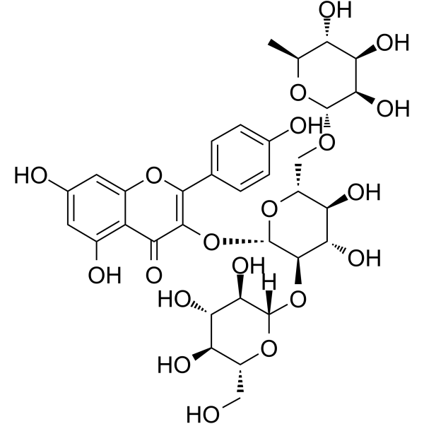 <em>Kaempferol</em>-3-O-(2''-O-β-D-<em>glucopyl</em>)-β-D-<em>rutinoside</em>