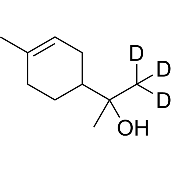 α-Terpineol-d<sub>3</sub> Chemical Structure