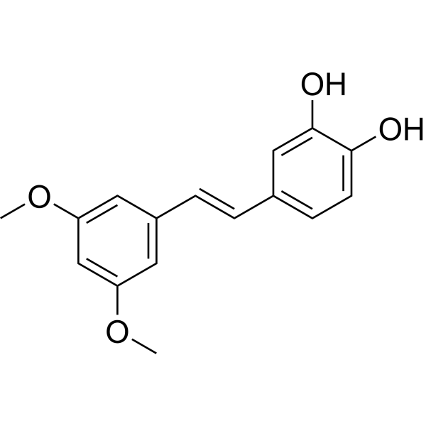 3'-Hydroxypterostilbene Chemical Structure