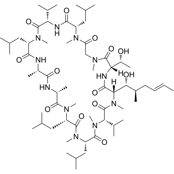 Cyclosporin C Chemical Structure