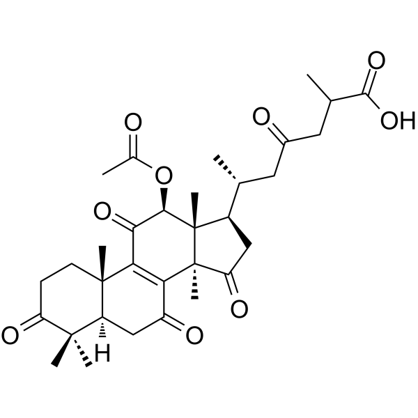 Ganoderic acid F Chemical Structure