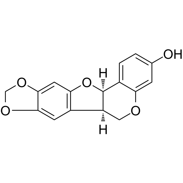 (-​)​-Maackiain Chemical Structure