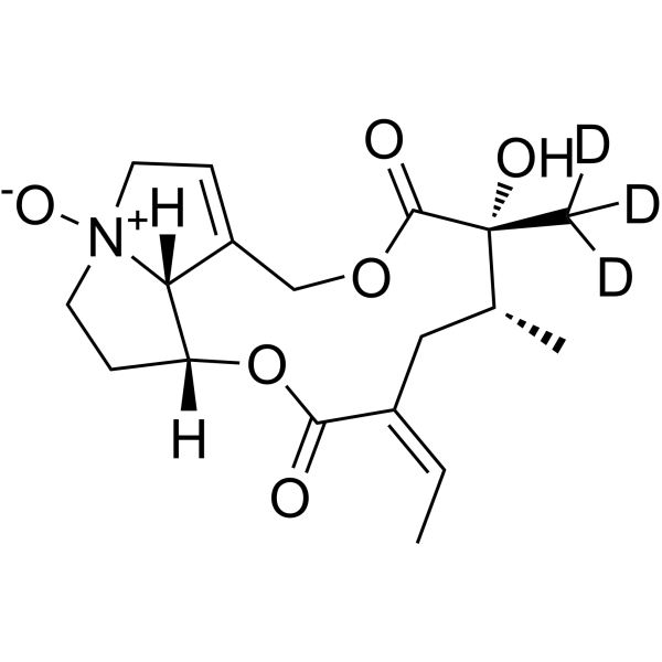 Senecionine N-oxide-d<sub>3</sub> Chemical Structure