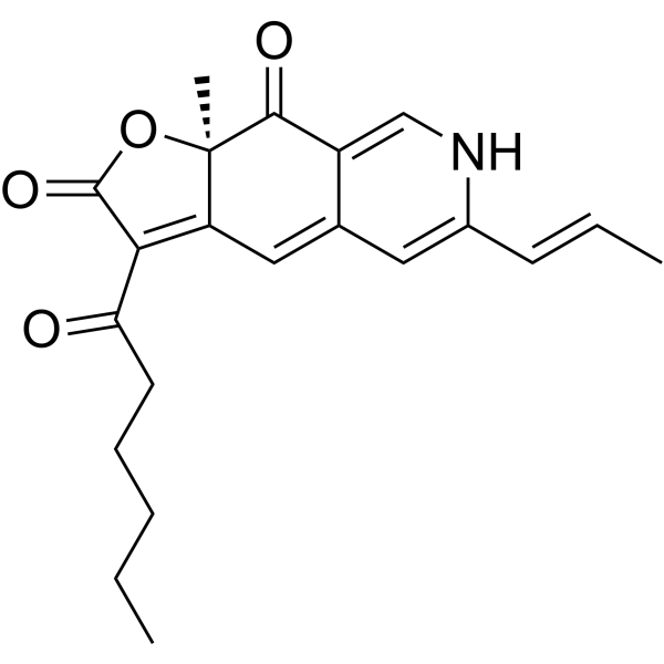 Rubropunctamine Chemical Structure
