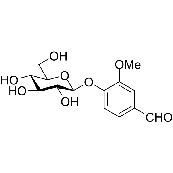 Glucovanillin Chemical Structure