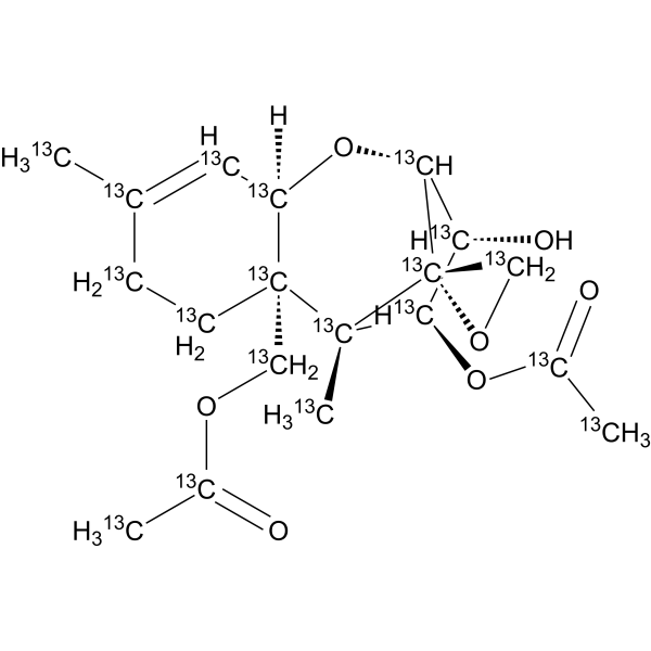 Diacetoxyscirpenol-<sup>13</sup>C<sub>19</sub> Chemical Structure