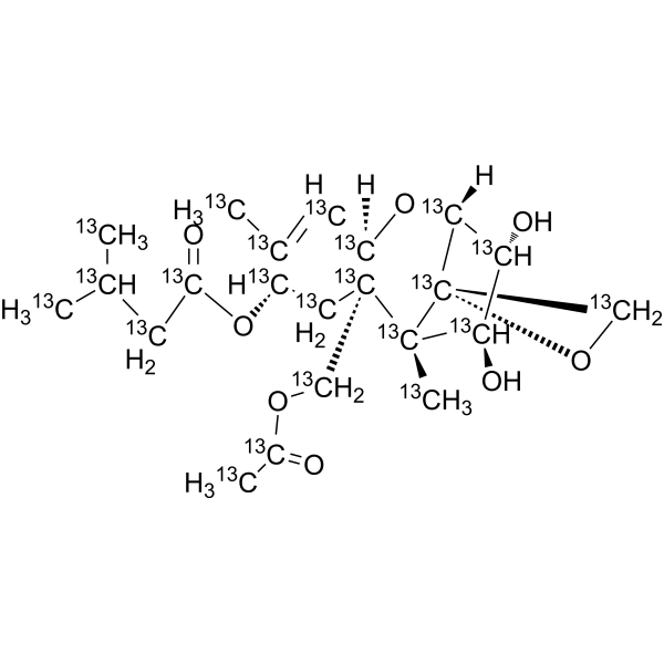 HT-2 Toxin-<sup>13</sup>C<sub>22</sub> Chemical Structure