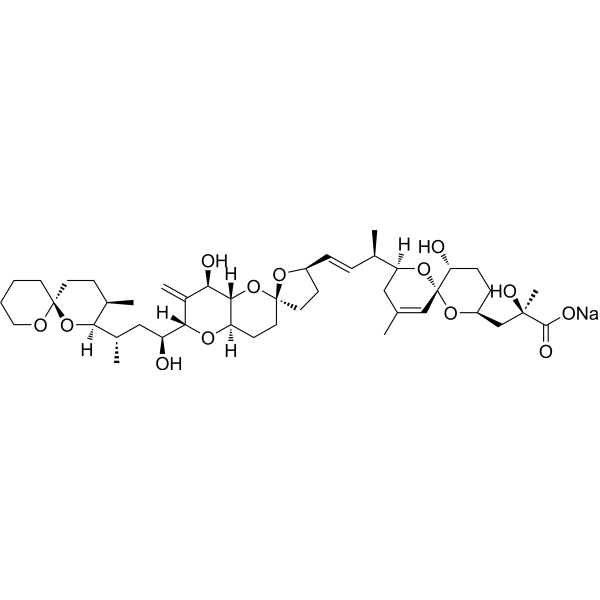 Okadaic acid sodium Chemical Structure