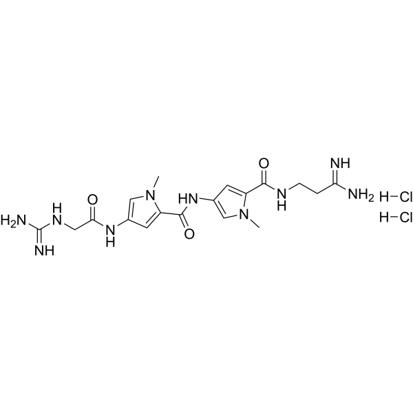 Netropsin dihydrochloride Chemical Structure