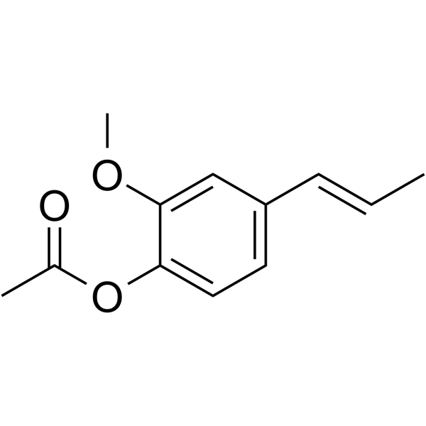 Isoeugenol acetate Chemical Structure