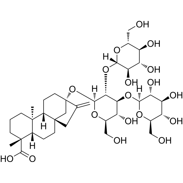 Rebaudioside B Chemical Structure