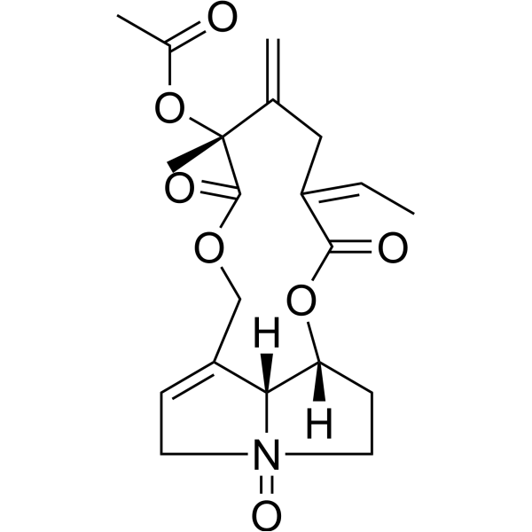 Acetylseneciphylline N-oxide Chemical Structure