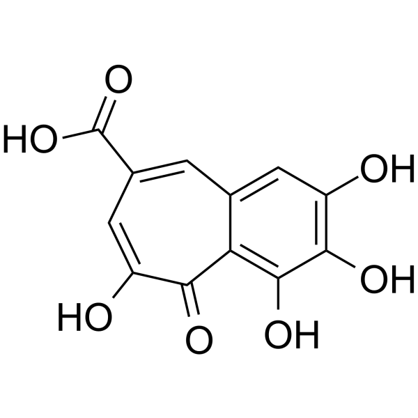Purpurogallin carboxylic acid Chemical Structure