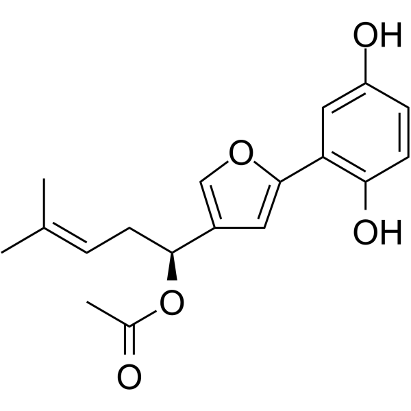 Shikonofuran A Chemical Structure