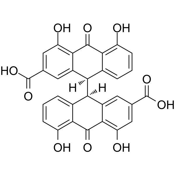 Sennidin A Chemical Structure
