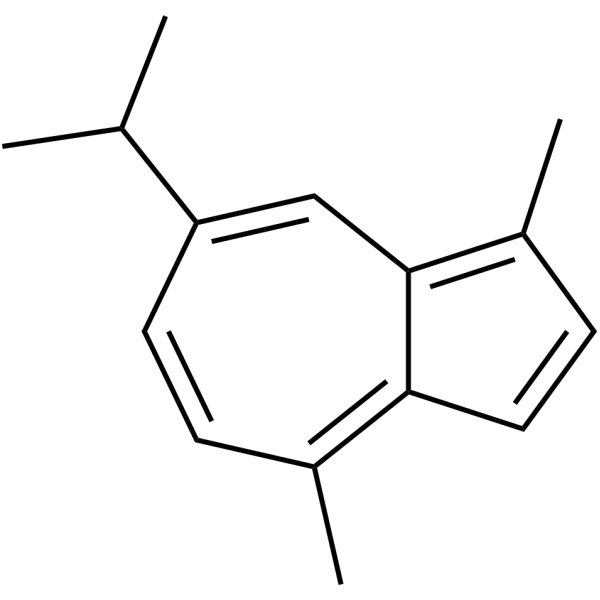Guaiazulene Chemical Structure