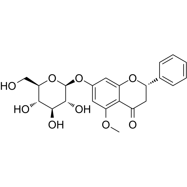 5-MethoxyPinocembroside Chemical Structure