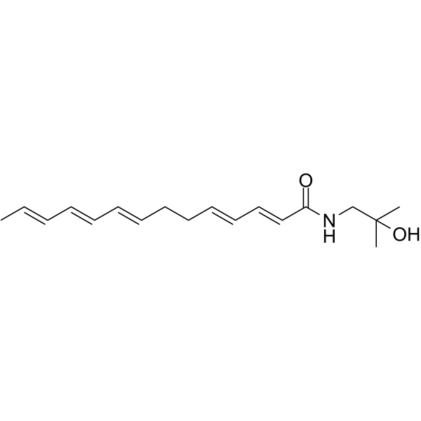 Hydroxyl-​γ-​isosanshool Chemical Structure
