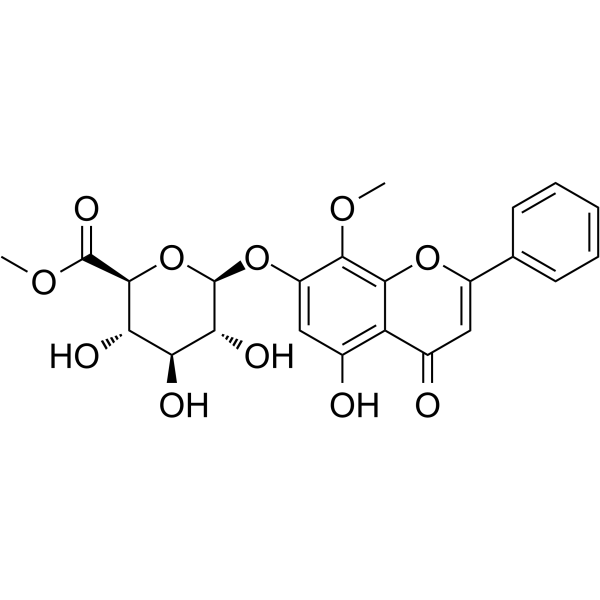 Wogonin 7-O-beta-<em>D</em>-glucuronide methyl ester