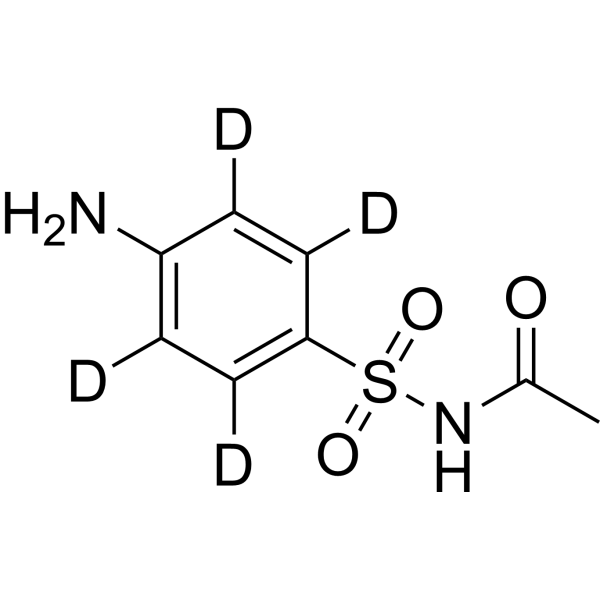 Sulfacetamide-d<sub>4</sub> Chemical Structure