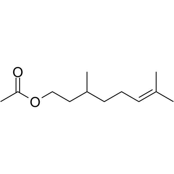 Citronellyl acetate Chemical Structure