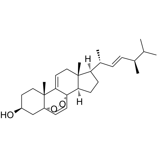 5,8-Epidioxyergosta-6,<em>9</em>(11),22-trien-3-ol