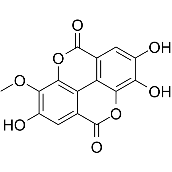 3-O-Methylellagic acid Chemical Structure