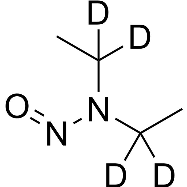 N-Nitrosodiethylamine-d<sub>4</sub> Chemical Structure