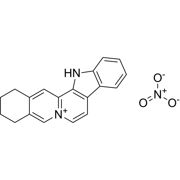 Sempervirine nitrate Chemical Structure