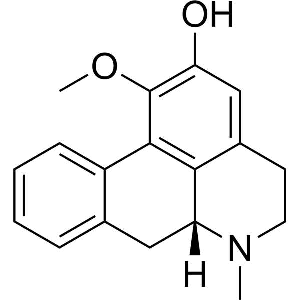 O-Nornuciferine Chemical Structure