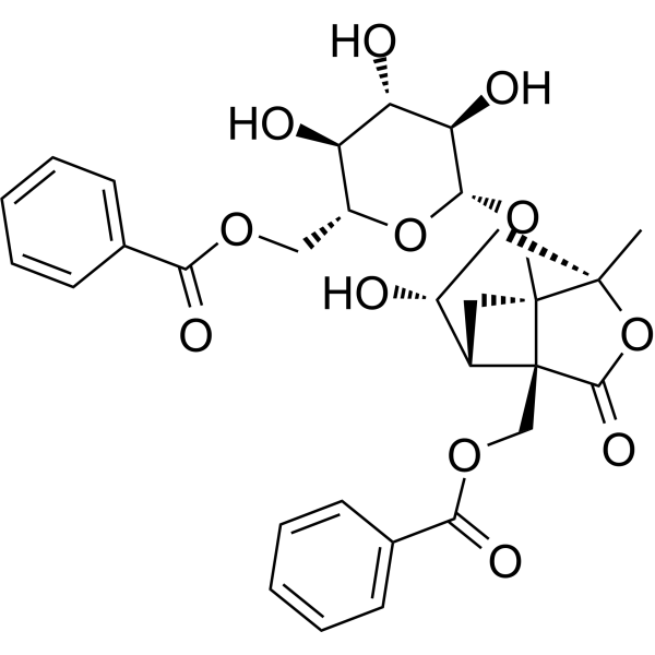 Benzoylalbiflorin Chemical Structure
