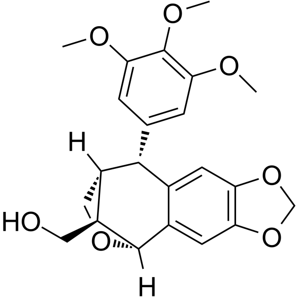 Neoanhydropodophyllol Chemical Structure