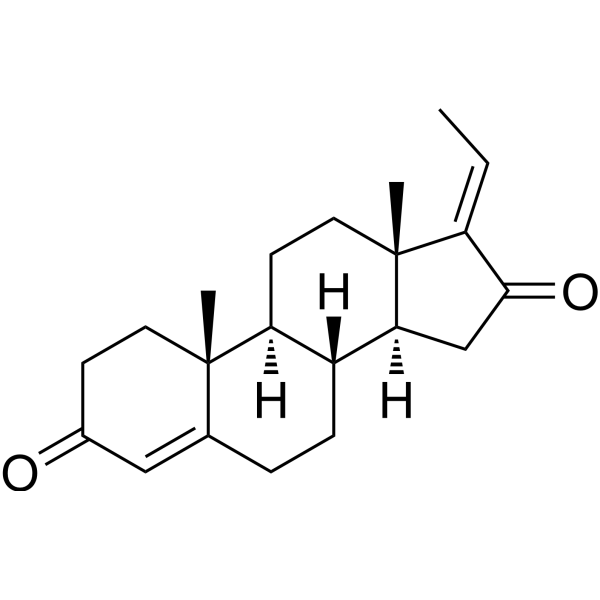 (-)-(E)-Guggulsterone Chemical Structure