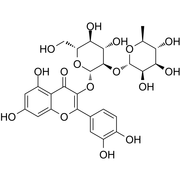 Quercetin 3-O-neohesperidoside Chemical Structure