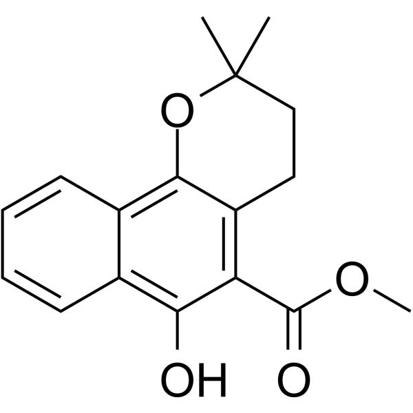 Dihydromollugin Chemical Structure