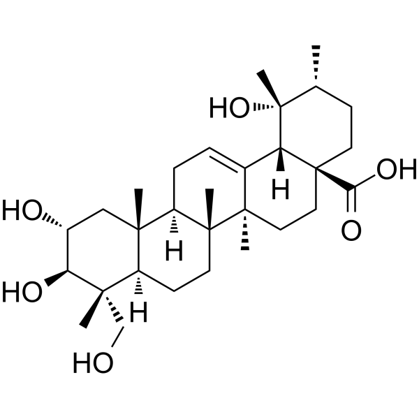 19α-Hydroxyasiatic acid Chemical Structure